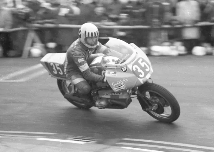 Framed Print : John Cowie (BMW) 1977 Production TT Framed Print : John Cowie (BMW) 1977 Production TT