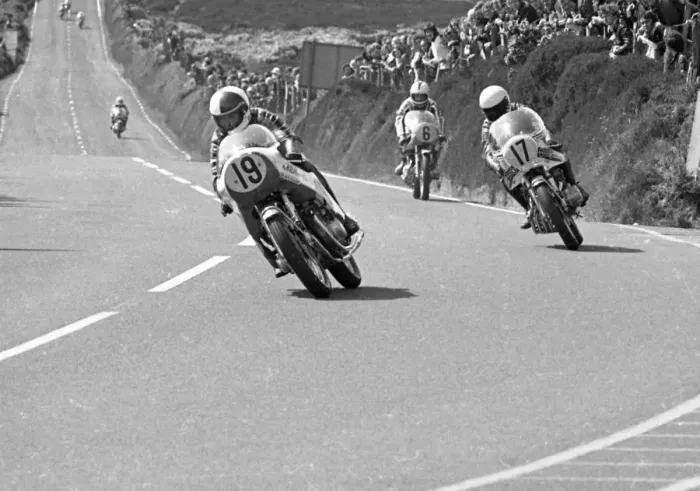 Framed Print : John Crick (Honda) and Dave Taylor 1975 Production TT Framed Print : John Crick (Honda) and Dave Taylor 1975 Production TT