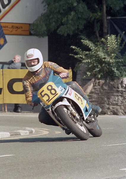 John Fitzgerald (Suzuki) 1987 Senior Manx Grand Prix