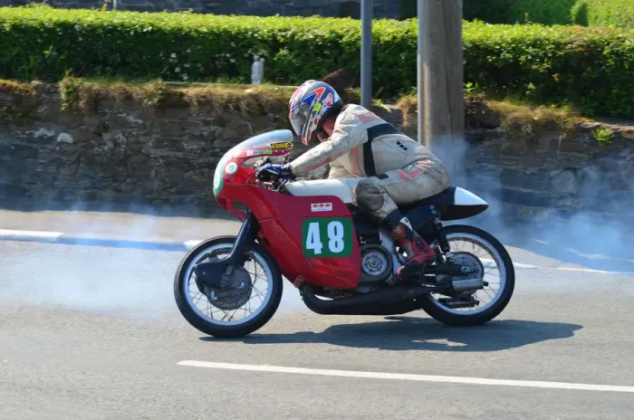 Framed Print : John Foy (Ariel) 2012 Pre TT Classic Framed Print : John Foy (Ariel) 2012 Pre TT Classic