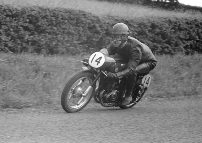 Framed Print : John Grace (Montesa) 1954 Ultra Lightweight Ulster Grand Prix Framed Print : John Grace (Montesa) 1954 Ultra Lightweight Ulster Grand Prix