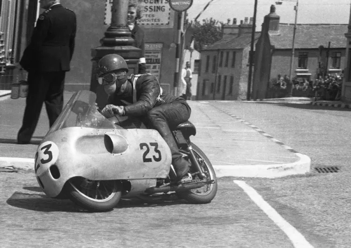 Framed Print : John Grace (Montesa) 1956 Ultra Lightweight TT Framed Print : John Grace (Montesa) 1956 Ultra Lightweight TT