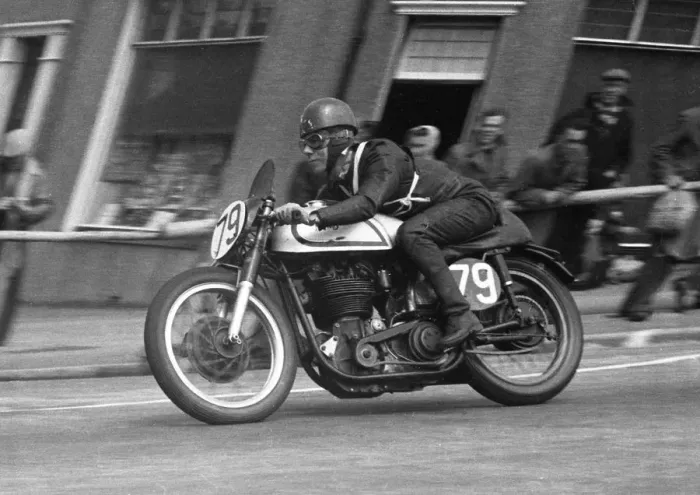 Framed Print : John Grace (Norton) 1956 Senior TT Framed Print : John Grace (Norton) 1956 Senior TT