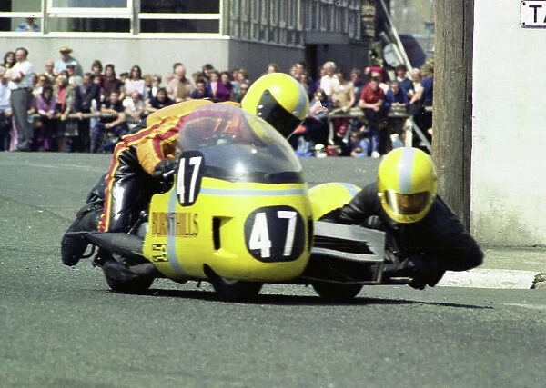 John Graham Ian Forrest Suzuki 1976 500 Sidecar TT