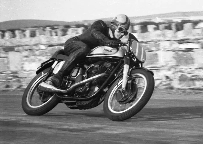 Framed Print : John Griffiths (Norton) 1959 Southern 100 Framed Print : John Griffiths (Norton) 1959 Southern 100
