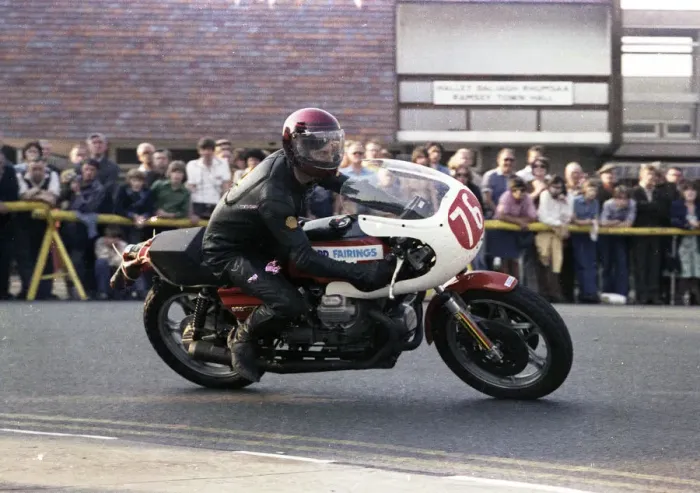Framed Print : John Hammond (Guzzi) 1978 Formula One TT Framed Print : John Hammond (Guzzi) 1978 Formula One TT