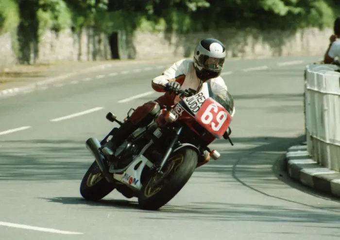 Framed Print : John Hurlstone (Honda) 1984 Production TT Framed Print : John Hurlstone (Honda) 1984 Production TT