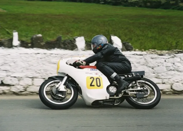 Framed Print : John A Jones (Seeley Matchless) 1994 Pre-TT Classic