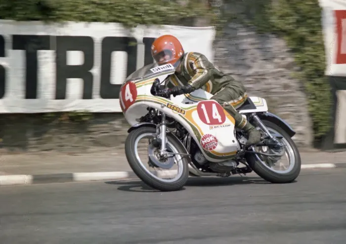 Framed Print : John Kidson (Honda) 1976 Production TT Framed Print : John Kidson (Honda) 1976 Production TT