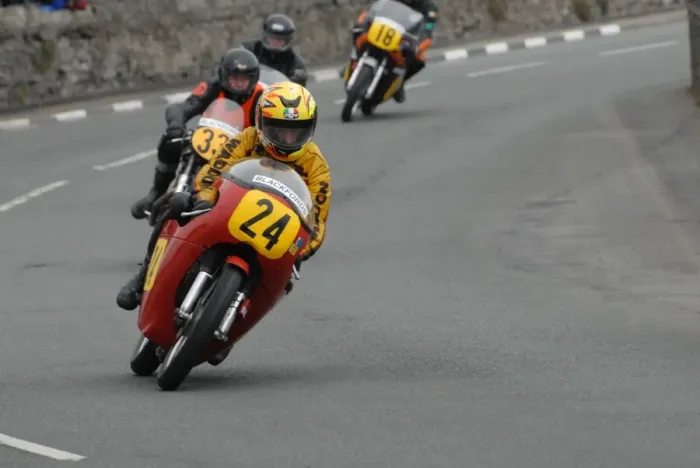 Framed Print : John Knowles (Seeley) 2007 Pre TT Classic