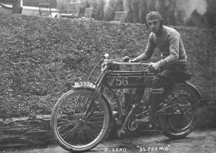 Framed Print : John Leno (Premo) 1909 TT Framed Print : John Leno (Premo) 1909 TT
