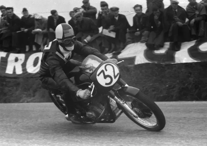 Framed Print : John Marcotte (AJS) 1958 Senior TT Framed Print : John Marcotte (AJS) 1958 Senior TT