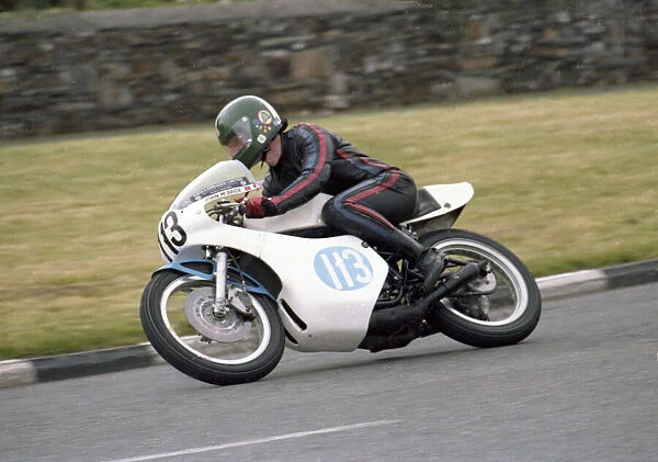 John McBride (Yamaha) 1980 Junior Manx Grand Prix