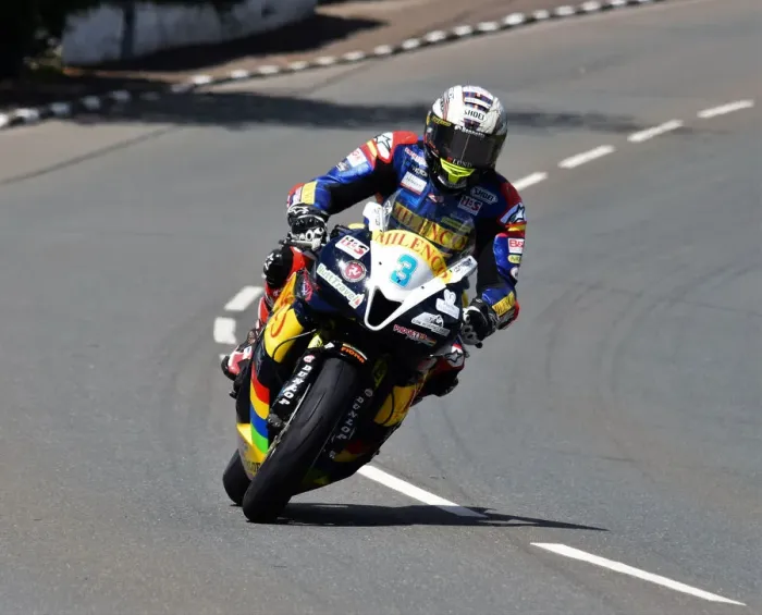 Framed Print : John McGuinness (Honda) 2019 Supersport TT Framed Print : John McGuinness (Honda) 2019 Supersport TT