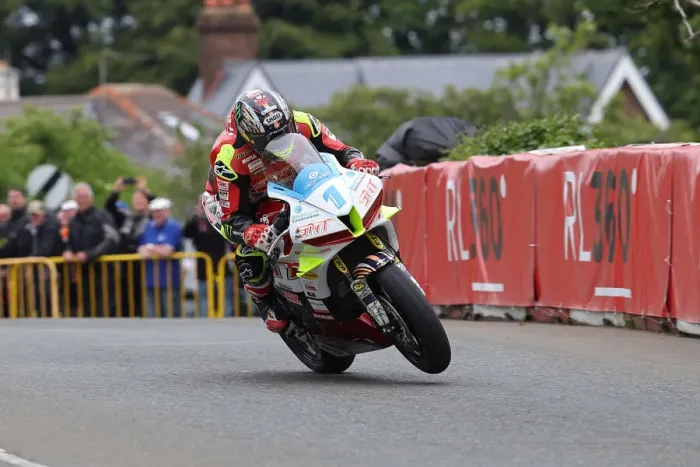Framed Print : John McGuinness (Honda) 2022 Supersport TT Framed Print : John McGuinness (Honda) 2022 Supersport TT