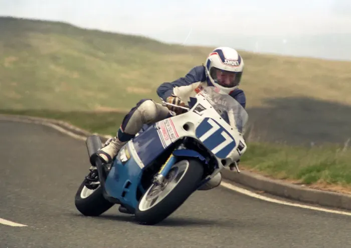 Framed Print : John Raybould (Suzuki) 1988 Production B TT