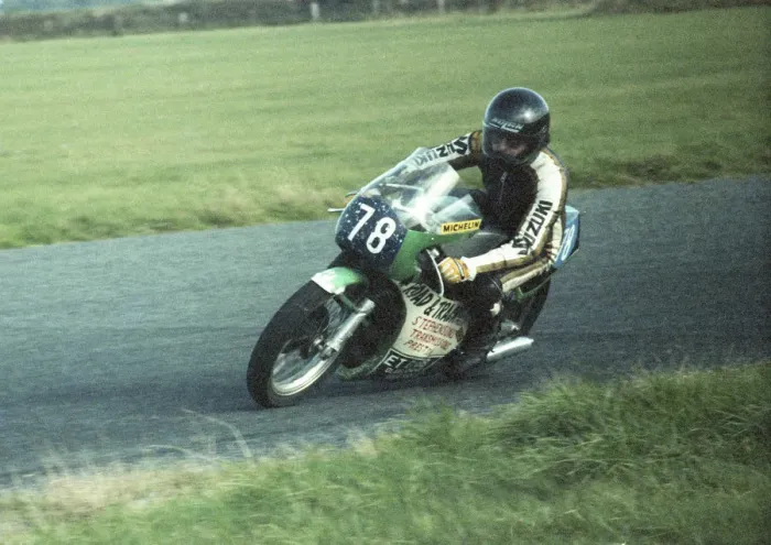 Framed Print : John Smyth (Yamaha) 1982 Jurby Airfield