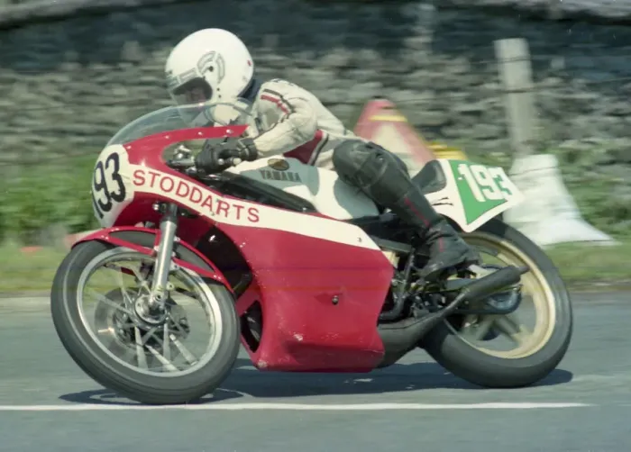 Framed Print : John Stoddard (Yamaha) 1980 Southern 100