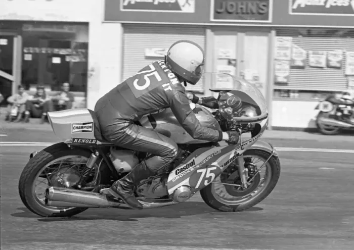 Framed Print : John Taylor (Crooks Suzuki) 1975 Production TT Framed Print : John Taylor (Crooks Suzuki) 1975 Production TT