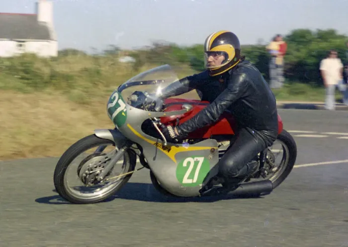 Framed Print : John Turner (Honda) 1976 Jurby Road Framed Print : John Turner (Honda) 1976 Jurby Road
