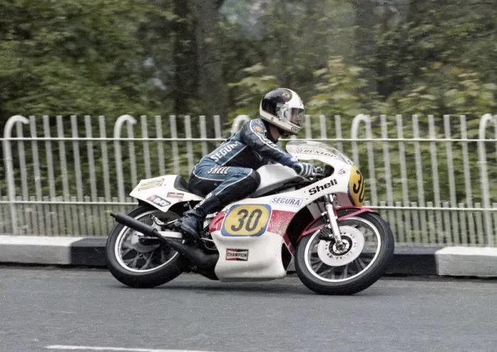 Framed Print : John Weeden (Yamaha) 1979 Senior TT