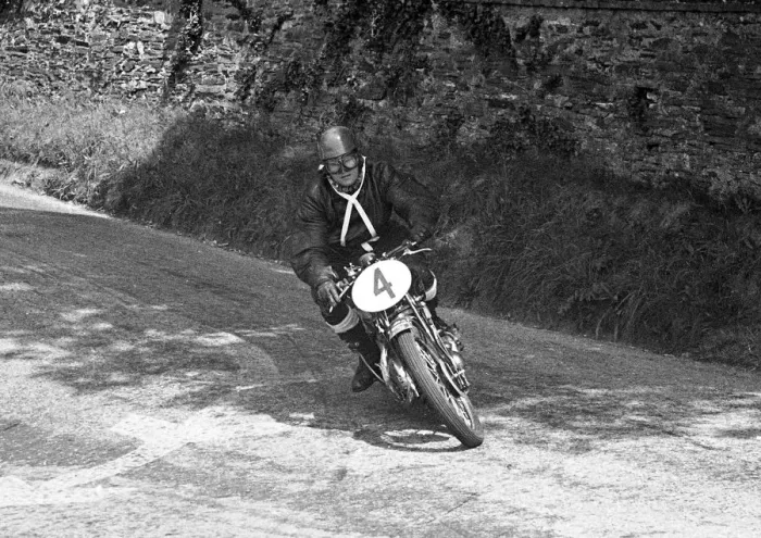Framed Print : John Wright (Vincent) 1949 1000 Clubman TT Framed Print : John Wright (Vincent) 1949 1000 Clubman TT