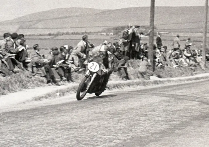 Framed Print : Johnny Lockett (Norton) 1951 Senior TT Framed Print : Johnny Lockett (Norton) 1951 Senior TT