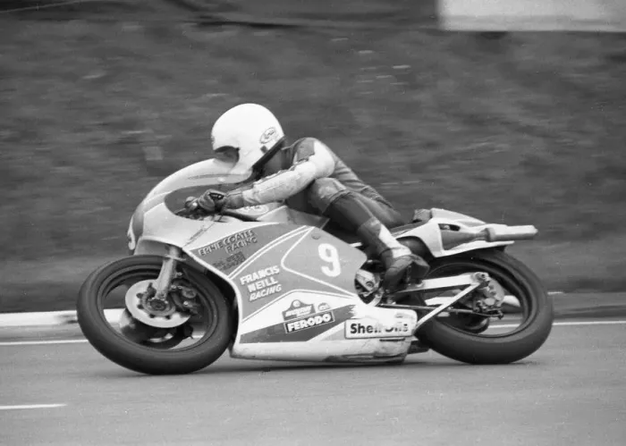 Framed Print : Johnny Rea (EMC Rotax) 1985 Junior TT