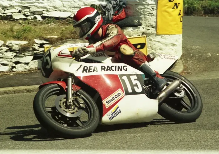 Framed Print : Johnny Rea (Yamaha) 1987 Formula Three TT Framed Print : Johnny Rea (Yamaha) 1987 Formula Three TT