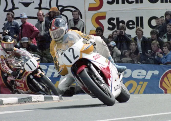 Framed Print : Jon Ekerold (Suzuki) 1982 Classic TT Framed Print : Jon Ekerold (Suzuki) 1982 Classic TT
