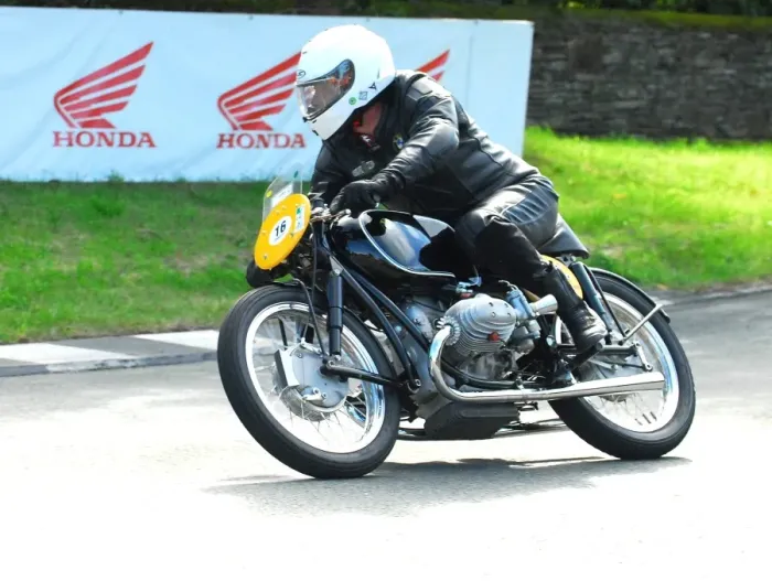 Framed Print : Jurgen Schwarzmann (BMW) 2016 Classic TT Parade Lap
