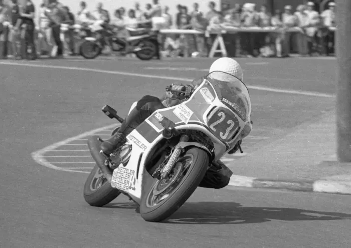 Framed Print : Karl Heinz Diepold (Honda) 1984 Production TT Framed Print : Karl Heinz Diepold (Honda) 1984 Production TT