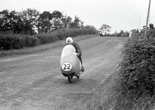 Keith Bryen (Guzzi) 1957 Junior Ulster Grand Prix