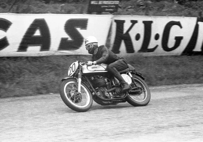 Framed Print : Keith Bryen (Norton) 1956 Junior TT Framed Print : Keith Bryen (Norton) 1956 Junior TT