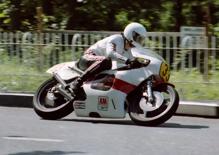 Framed Print : Keith Buckley (Police Yamaha) 1982 Senior TT Framed Print : Keith Buckley (Police Yamaha) 1982 Senior TT