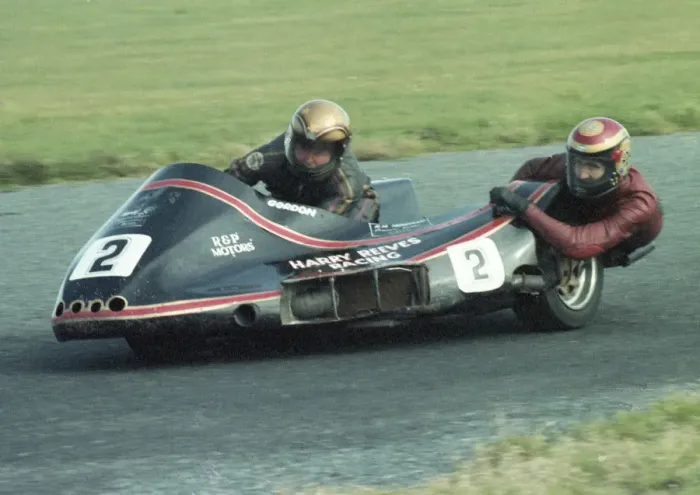 Framed Print : Keith Griffin & Gordon Garrett (Suzuki) 1982 Jurby Airfield