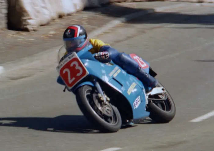 Framed Print : Keith Jowett (Suzuki) 1987 Newcomers Manx Grand Prix Framed Print : Keith Jowett (Suzuki) 1987 Newcomers Manx Grand Prix