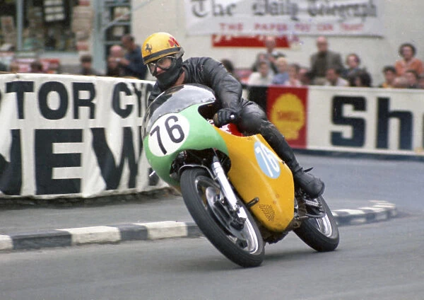 Keith Shortland (AJS) 1968 Junior Manx Grand Prix