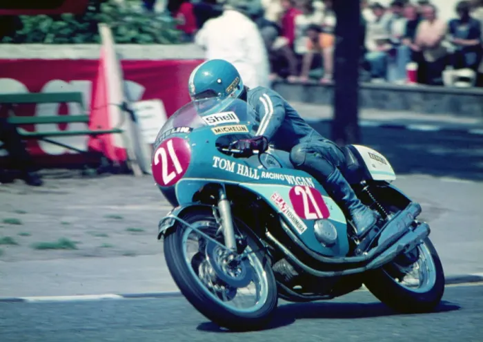Framed Print : Keith Trubshaw (Honda) 1976 Production TT Framed Print : Keith Trubshaw (Honda) 1976 Production TT