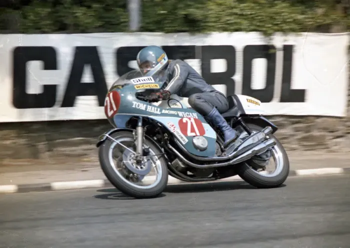 Framed Print : Keith Trubshaw (Honda) 1976 Production TT Framed Print : Keith Trubshaw (Honda) 1976 Production TT