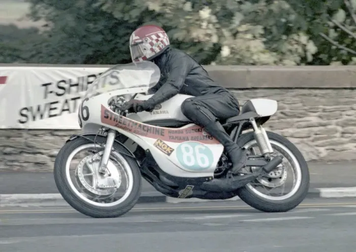 Framed Print : Keith Webb (Yamaha) 1978 Junior Manx Grand Prix Framed Print : Keith Webb (Yamaha) 1978 Junior Manx Grand Prix
