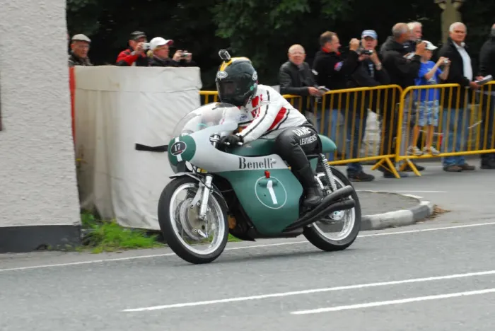 Framed Print : Kel Carruthers (Benelli) 2013 Classic TT Lap of Honour Framed Print : Kel Carruthers (Benelli) 2013 Classic TT Lap of Honour