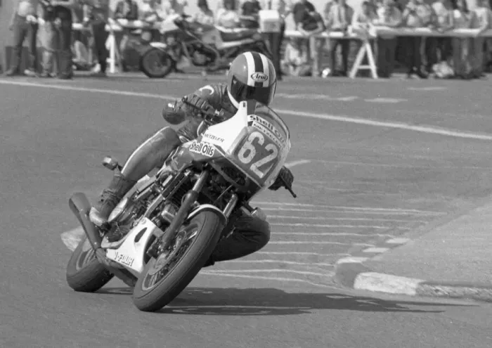 Framed Print : Ken Dobson (Honda) 1984 Production TT Framed Print : Ken Dobson (Honda) 1984 Production TT