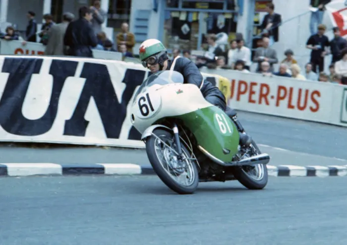 Framed Print : Ken Finney (Honda) 1965 Lightweight TT