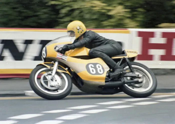 Framed Print : Ken Inwood (Yamaha) 1979 Formula Three TT Framed Print : Ken Inwood (Yamaha) 1979 Formula Three TT