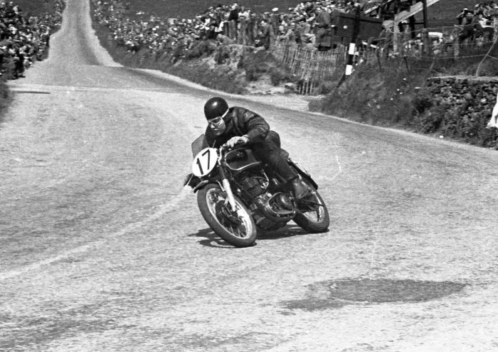 Framed Print : Ken Prince (AJS) 1953 Senior TT Framed Print : Ken Prince (AJS) 1953 Senior TT
