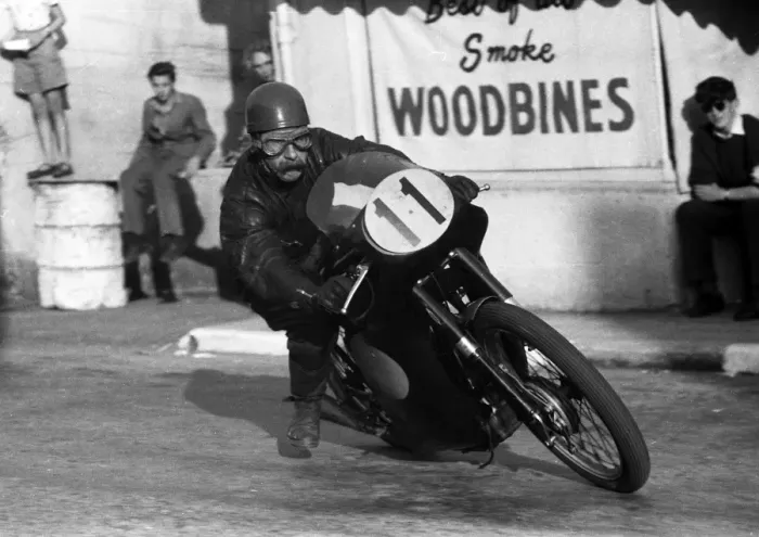 Framed Print : Ken W James (Excelsior) 1959 Lightweight TT Framed Print : Ken W James (Excelsior) 1959 Lightweight TT