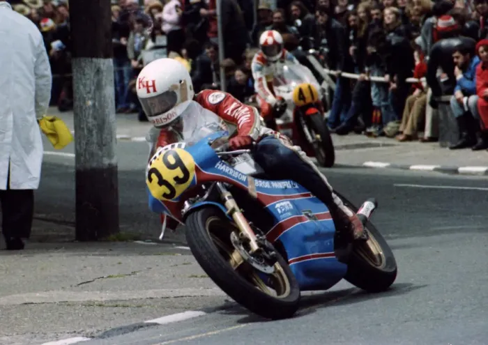 Framed Print : Kenny Harrison (Maxton) 1981 Senior TT Framed Print : Kenny Harrison (Maxton) 1981 Senior TT