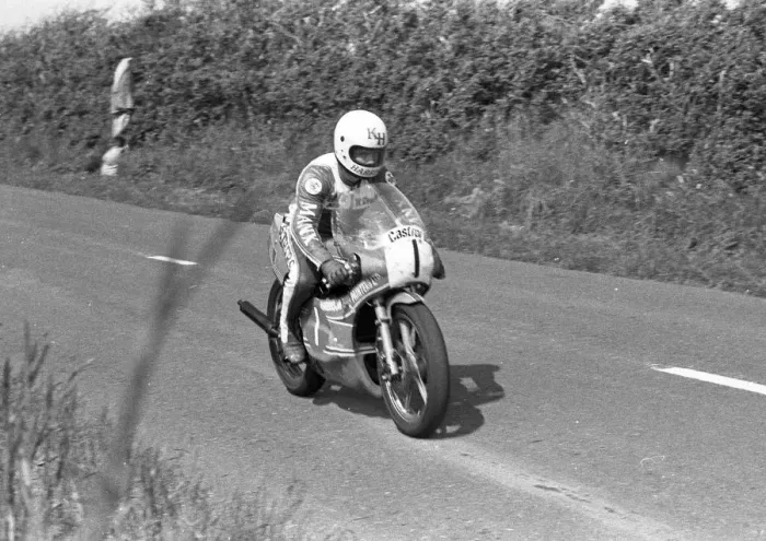 Framed Print : Kenny Harrison (Yamaha) 1981 Jurby Road Framed Print : Kenny Harrison (Yamaha) 1981 Jurby Road