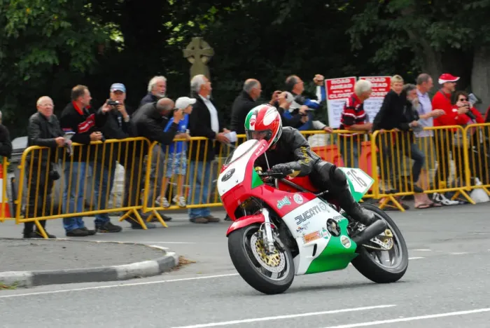 Framed Print : Kenny Hinck (Ducati) 2013 Classic TT Lap of Honour Framed Print : Kenny Hinck (Ducati) 2013 Classic TT Lap of Honour